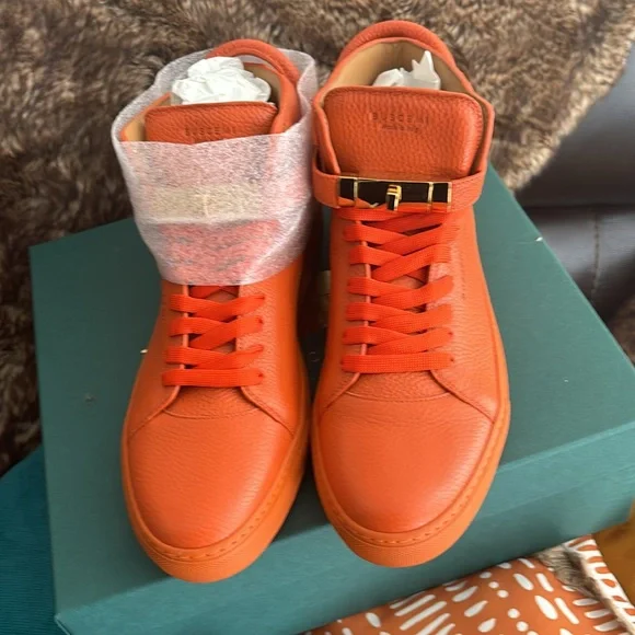 RARE Orange BUSCEMI sneakers